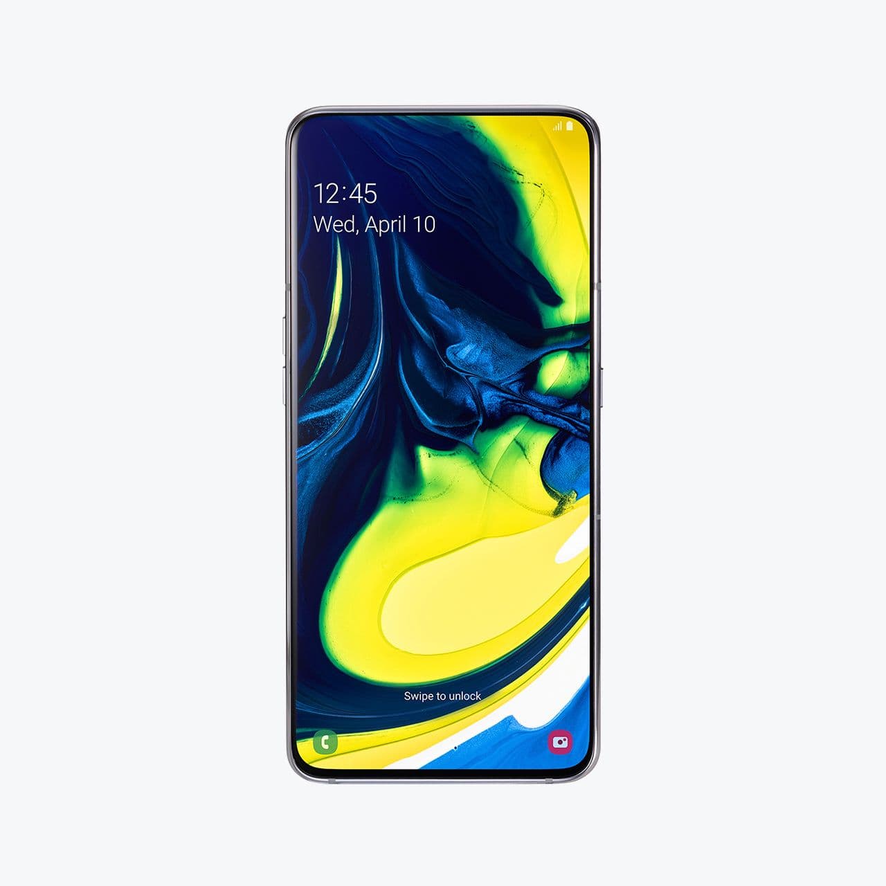 Image of a Samsung Galaxy A80.