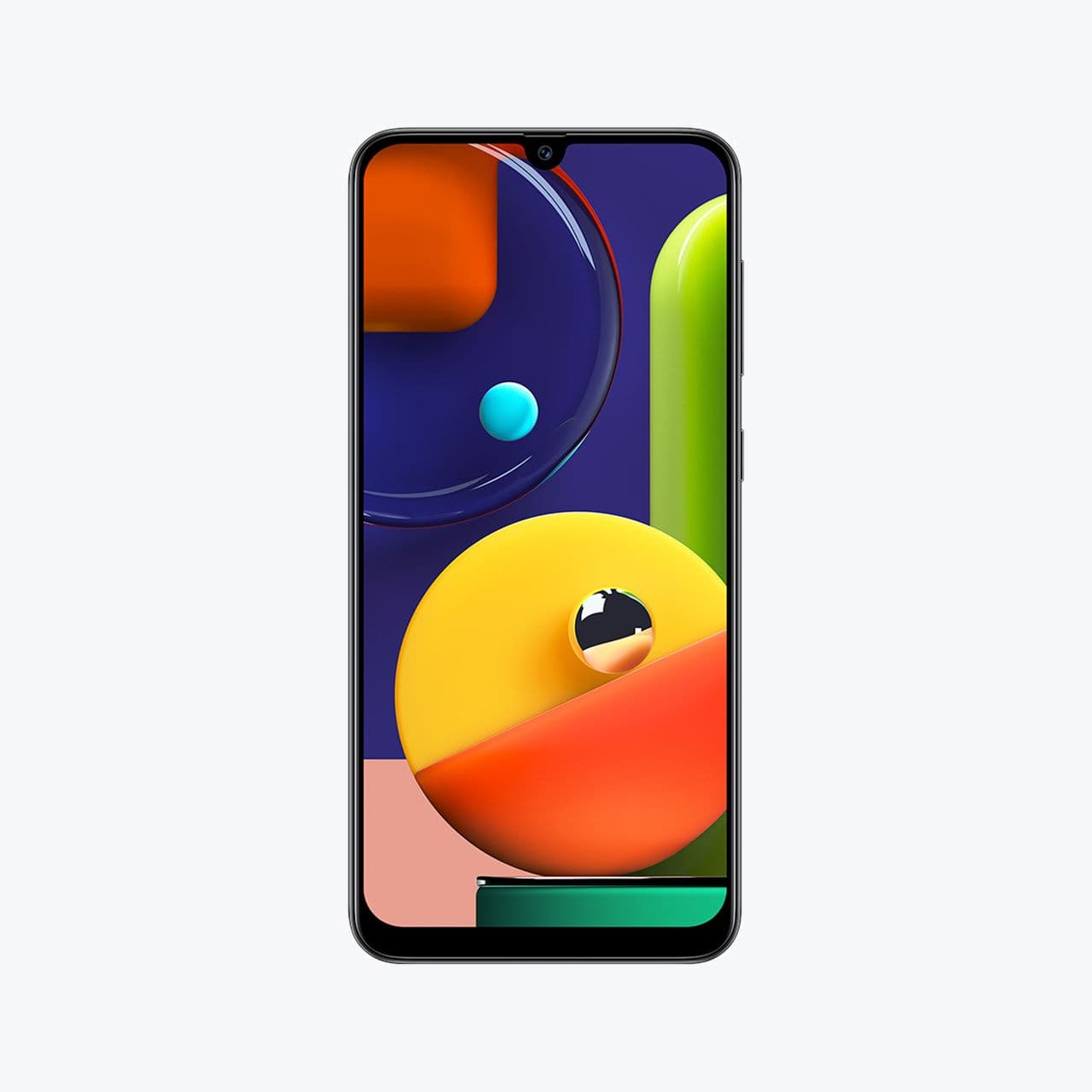 Image of a Samsung Galaxy A50s.